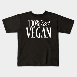 100% Vegan Kids T-Shirt